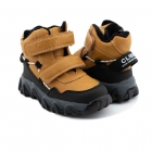 Детские зимние ботинки, коричнево-черные (H-267), Clibee